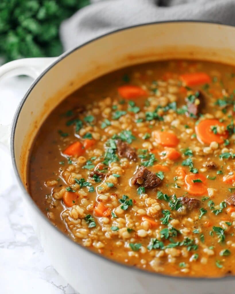 Beef and Barley Soup Recipe
