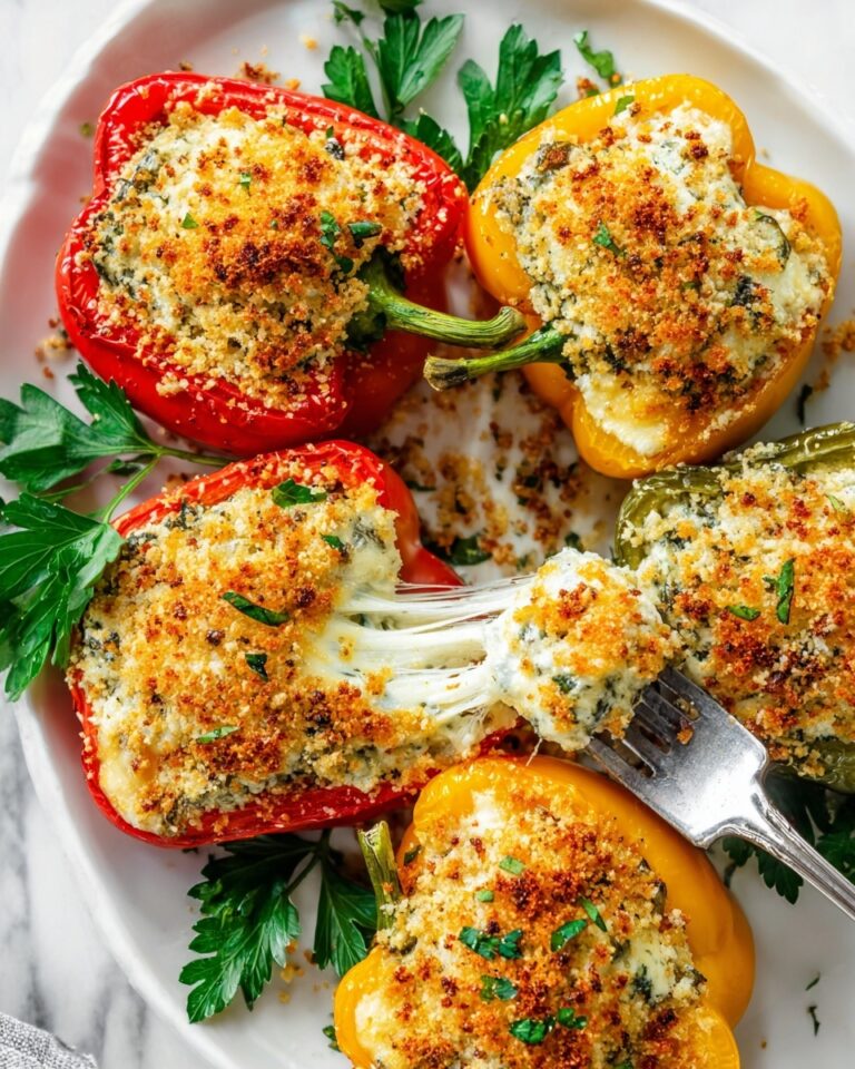 Tuscan Ricotta Stuffed Peppers Recipe