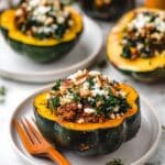 Sausage Stuffed Acorn Squash Recipe