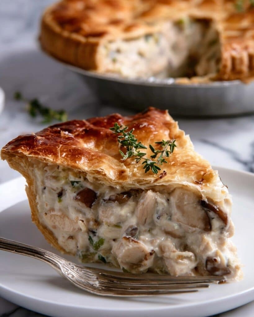 Chicken, Leek, and Mushroom Pie Recipe