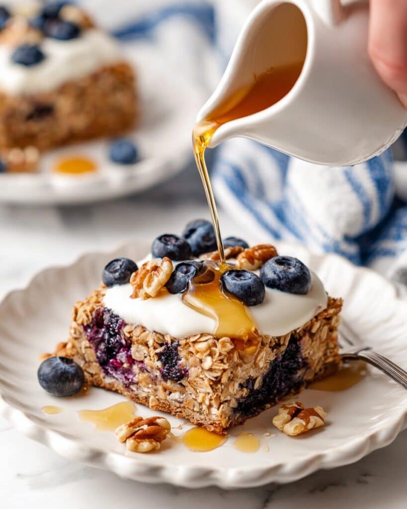 Blueberry Banana Baked Oatmeal Recipe