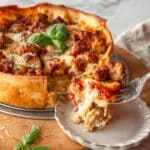 Chicago Pizza Pot Pie Recipe