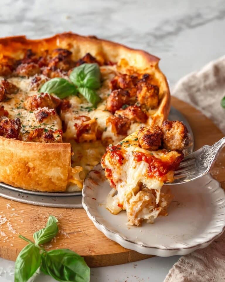 Chicago Pizza Pot Pie Recipe