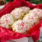 White Chocolate Peppermint Cookies Recipe