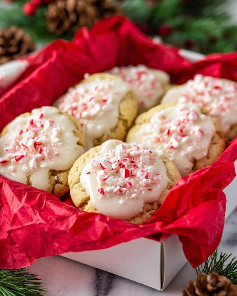 White Chocolate Peppermint Cookies Recipe