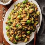 Roasted Brussels Sprouts Caesar Salad Recipe