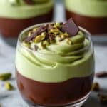 Pistachio Mousse with Chocolate Ganache Recipe