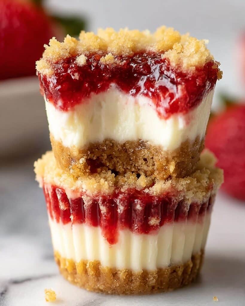 Irresistible Mini Strawberry Cheesecakes Recipe