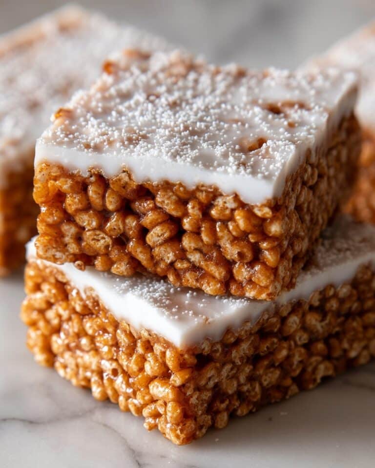 Gingerbread Rice Krispie Treats Recipe