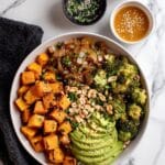 Thai Peanut Sweet Potato Buddha Bowl Recipe