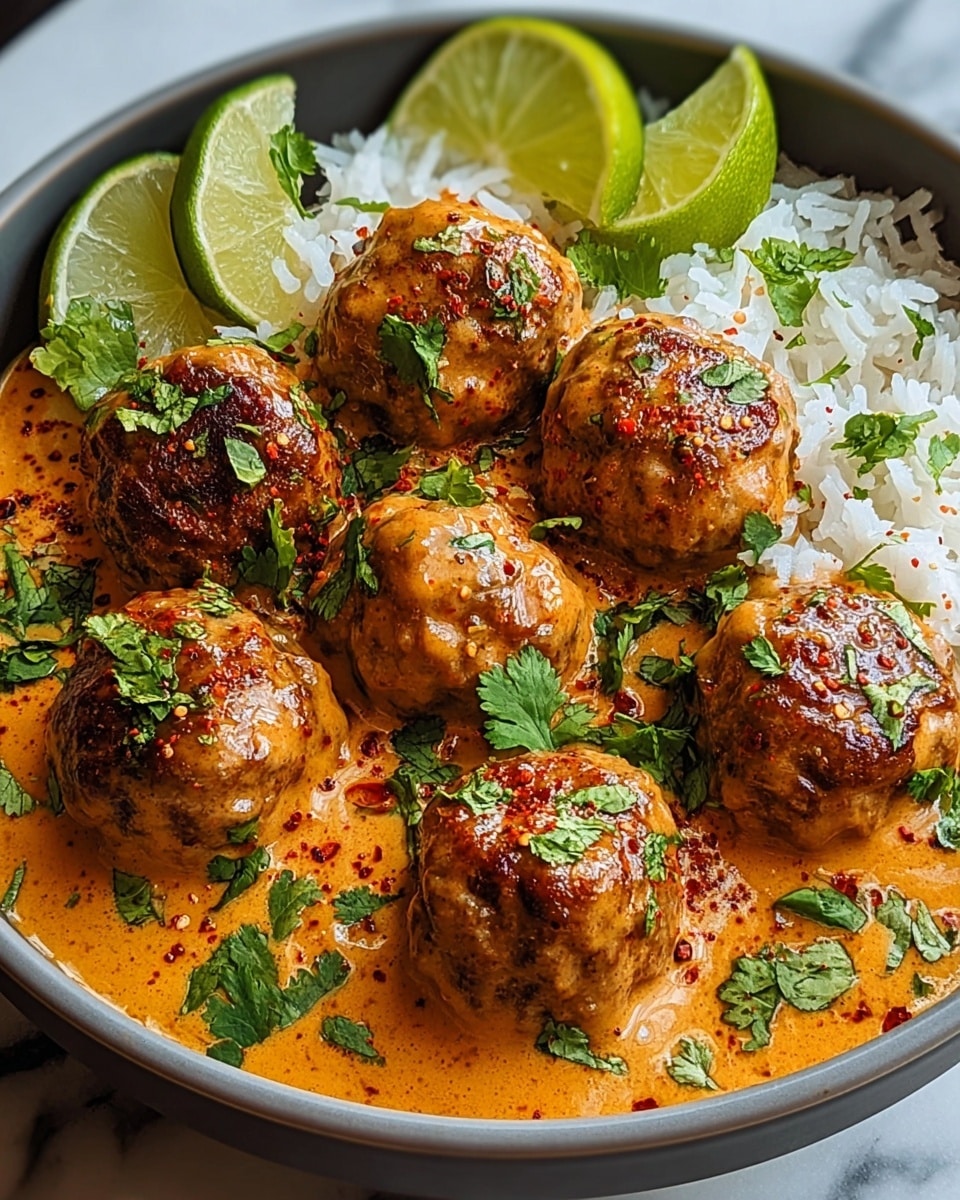 Coconut Curry Meatballs – Creamy & Spiced to Perfection Recipe - Recipe Image