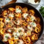 Cheesy Beef Tortellini Bake Recipe