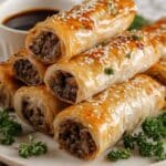 Phyllo Rolls with Ground Beef Recipe