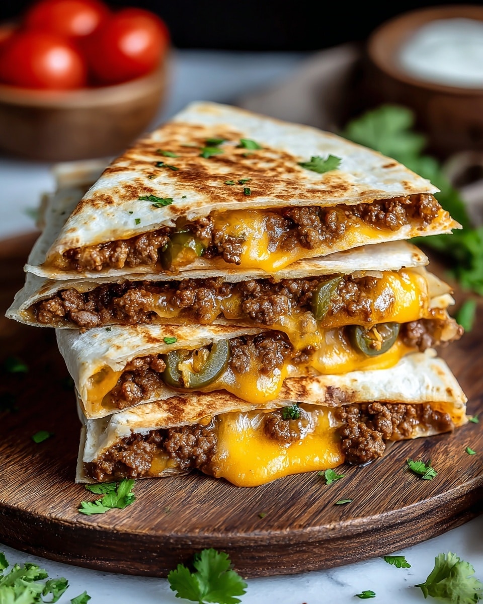 Smashburger Quesadillas Recipe - Recipe Image