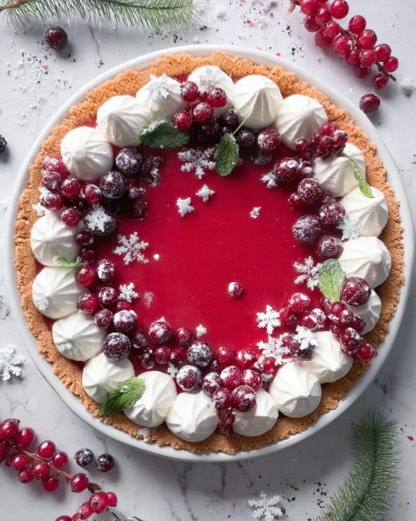 Cranberry Custard Pie Recipe
