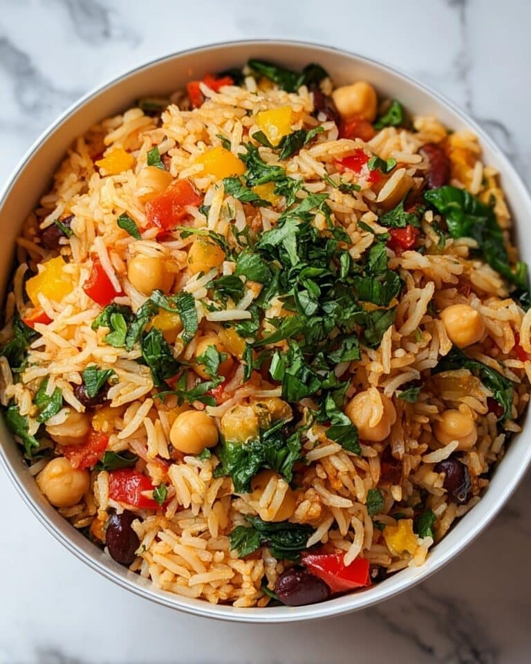 Mediterranean Rice and Beans Recipe