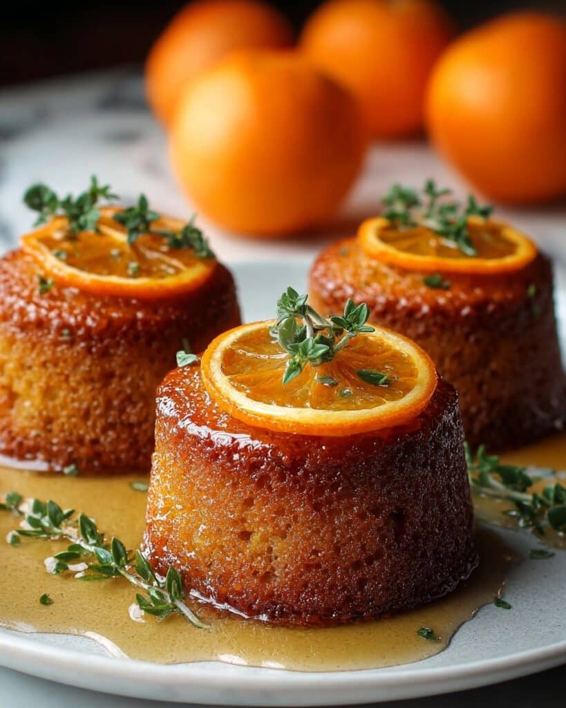 Orange Ginger Honey Cakes Recipe