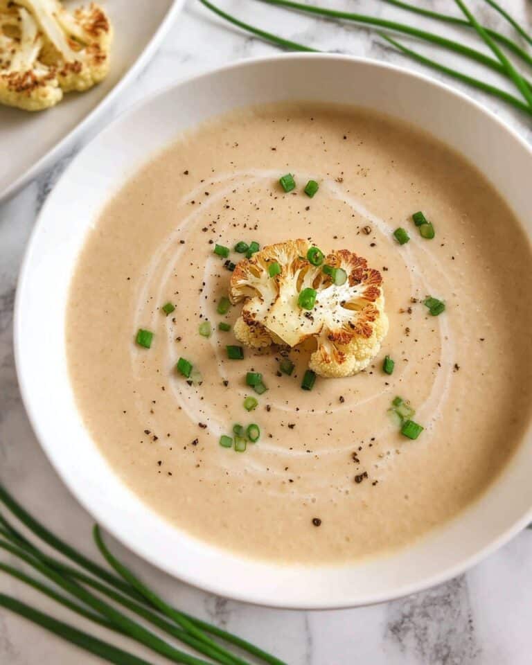 Roasted Cauliflower Soup Recipe