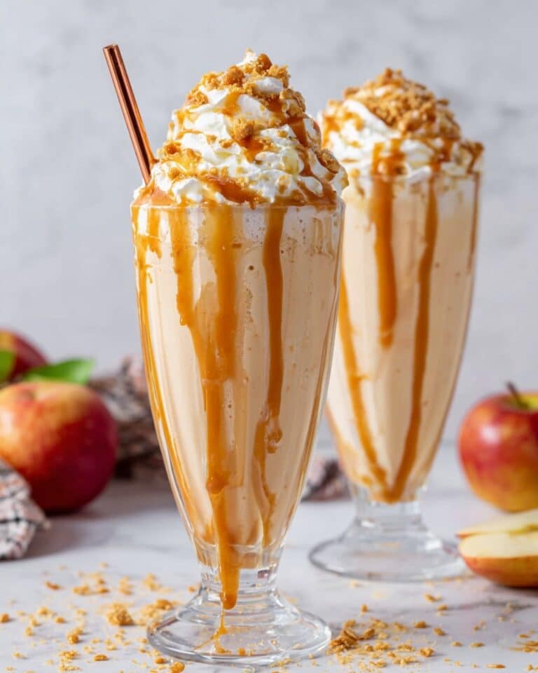 Caramel Apple Pie Milkshake Recipe