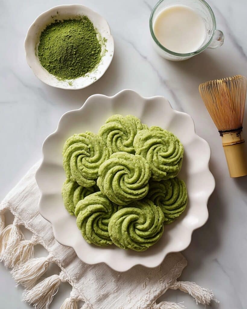 Matcha Butter Cookies Recipe