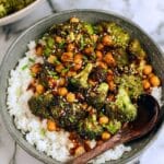 Garlic Broccoli Stir Fry with Chickpeas Recipe