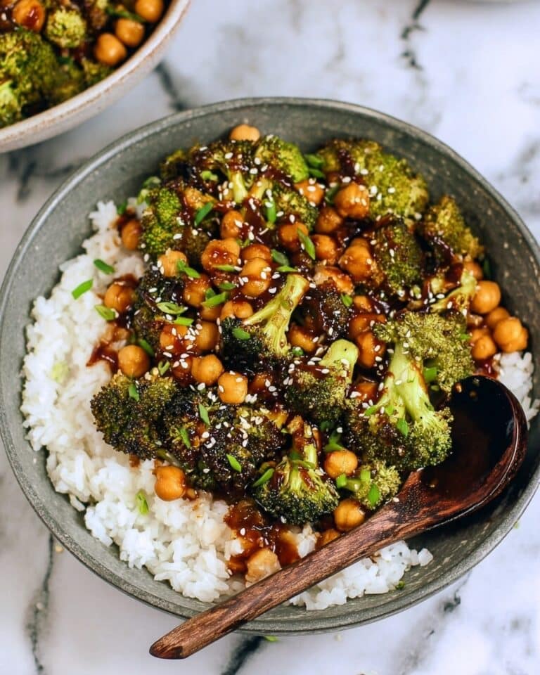 Garlic Broccoli Stir Fry with Chickpeas Recipe