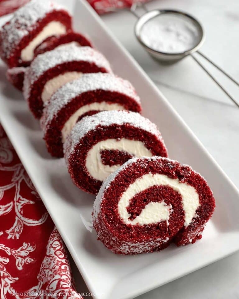 Red Velvet Cake Roll Recipe
