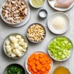 Creamy Dairy-Free Chicken and Cauliflower Rice Soup Recipe
