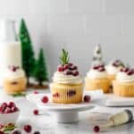 Sugared Cranberry Cupcakes Recipe