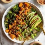 Thai Peanut Sweet Potato Bowls Recipe