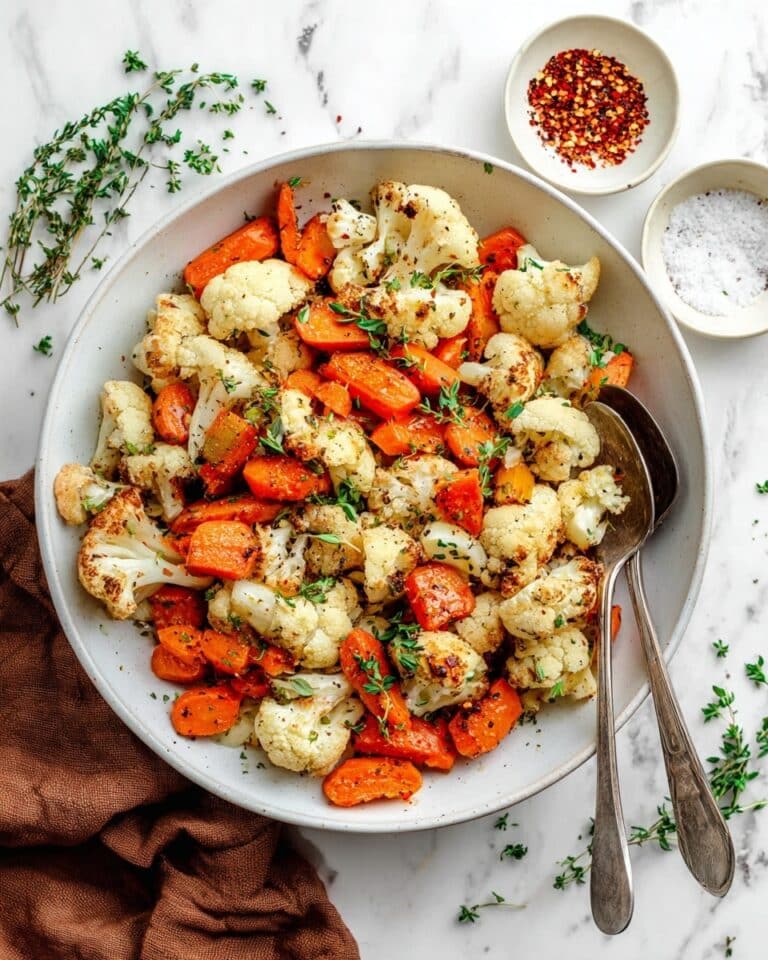 Roasted Cauliflower and Carrots Recipe