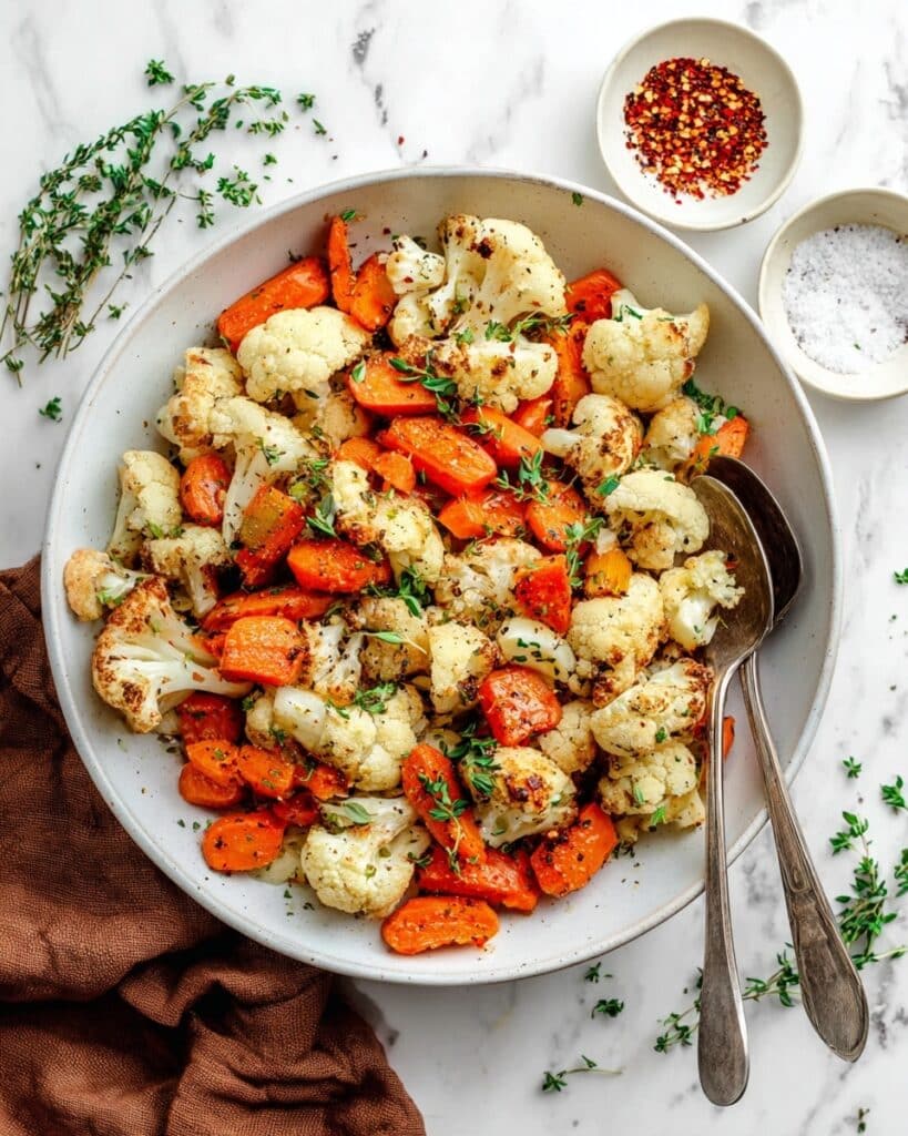 Roasted Cauliflower and Carrots Recipe