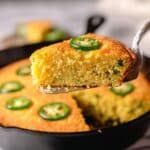 Jalapeño Cheddar Cornbread with Spicy Honey Butter Recipe