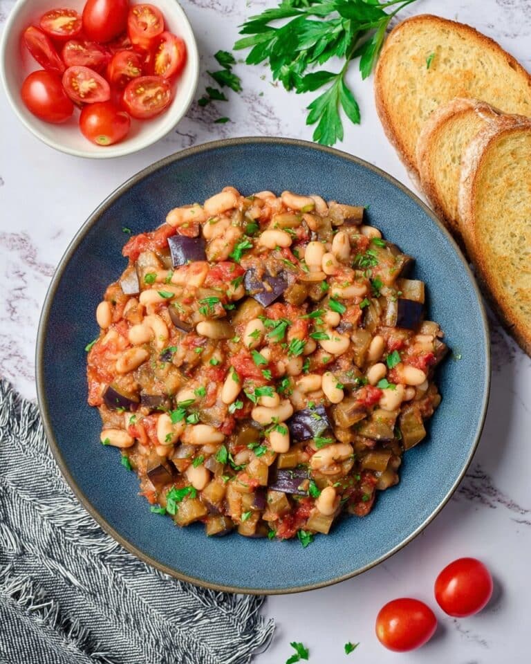 Eggplant Bean Stew Recipe
