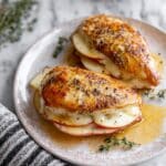 Apple and Brie Stuffed Chicken Breast with Maple Glaze Recipe