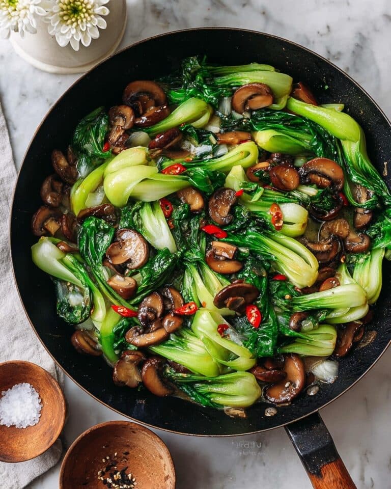 Bok Choy and Mushroom Stir Fry Recipe