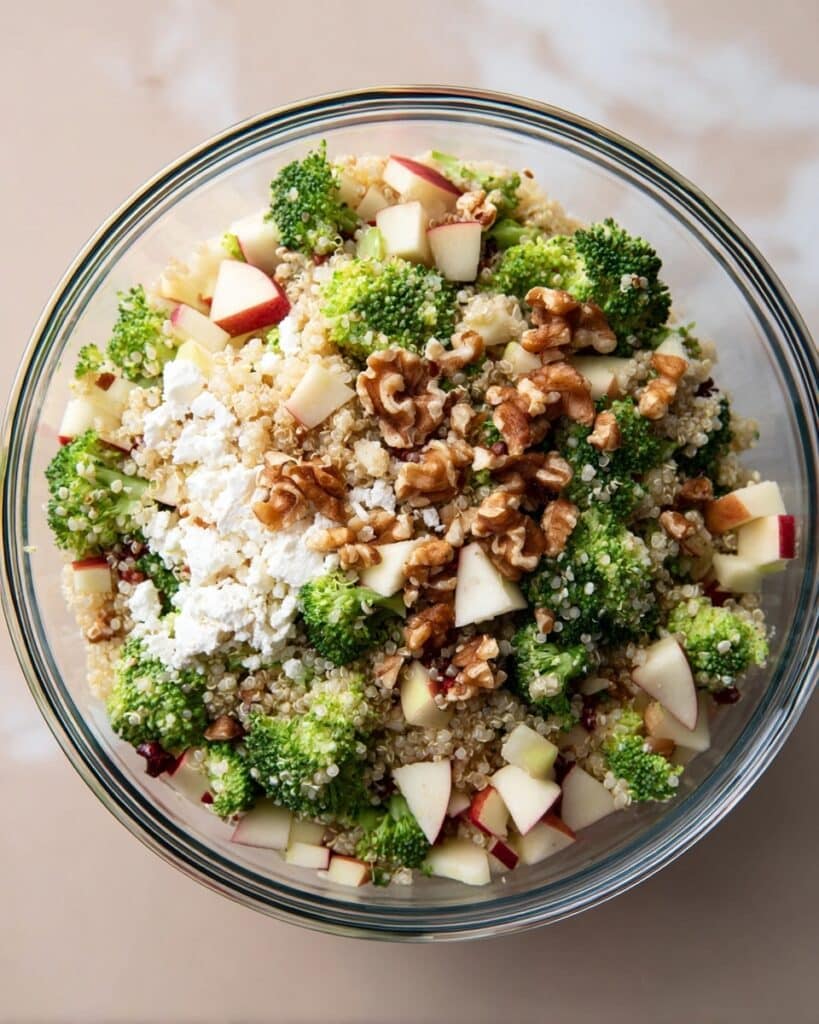 Broccoli Apple Quinoa Salad Recipe