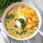 Green Chile Chicken Enchilada Soup Recipe