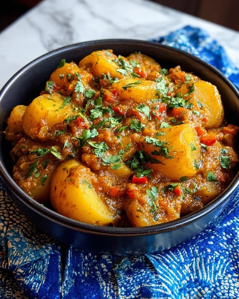 Dopiazeh Aloo (Persian Potato Curry) Recipe