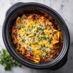 Slow Cooker Chicken Enchilada Casserole Recipe