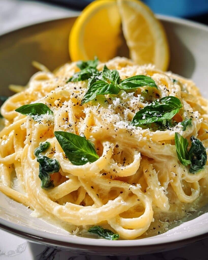 Lemon Ricotta Pasta with Spinach Recipe