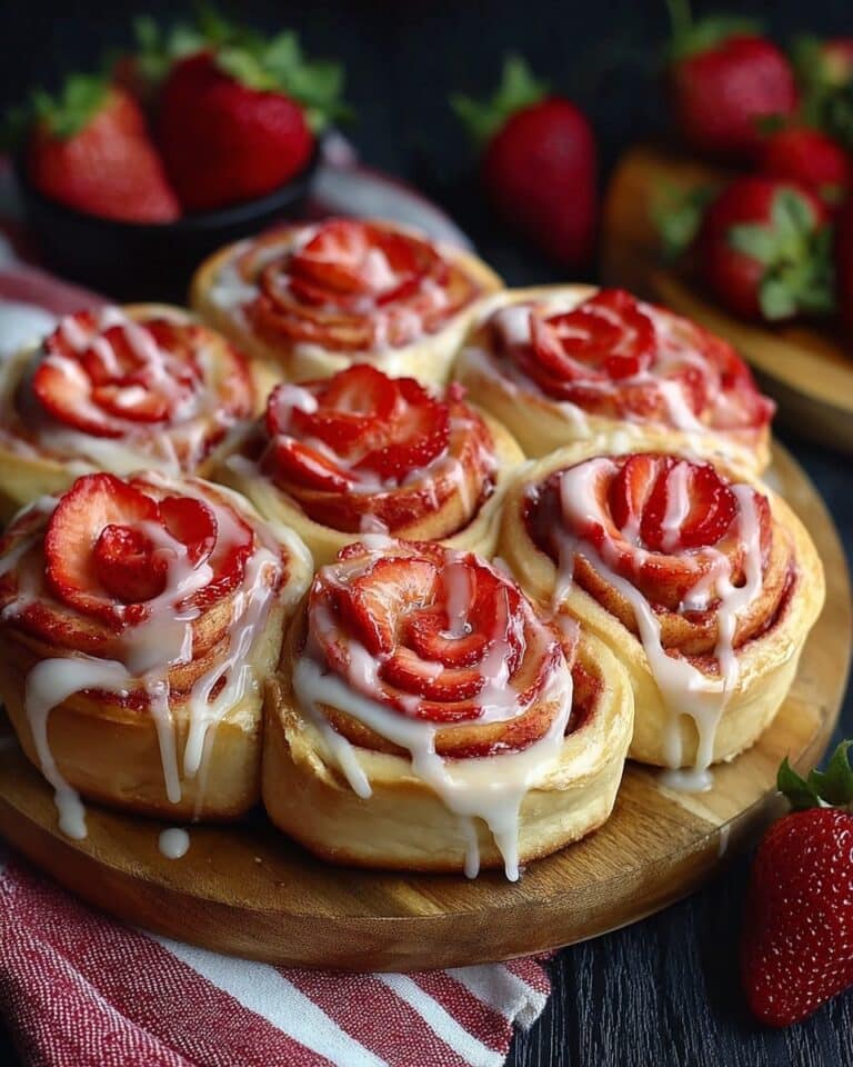 Easy Strawberry Cheesecake Sweet Rolls Recipe
