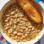 Caramelized Onion White Beans with Rosemary and Balsamic Recipe