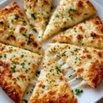 Air Fryer Cheesy Tortilla Garlic Bread Recipe