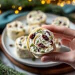 Savory Christmas Cranberry Roll Ups Recipe