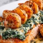 Crab and Shrimp Stuffed Salmon Recipe