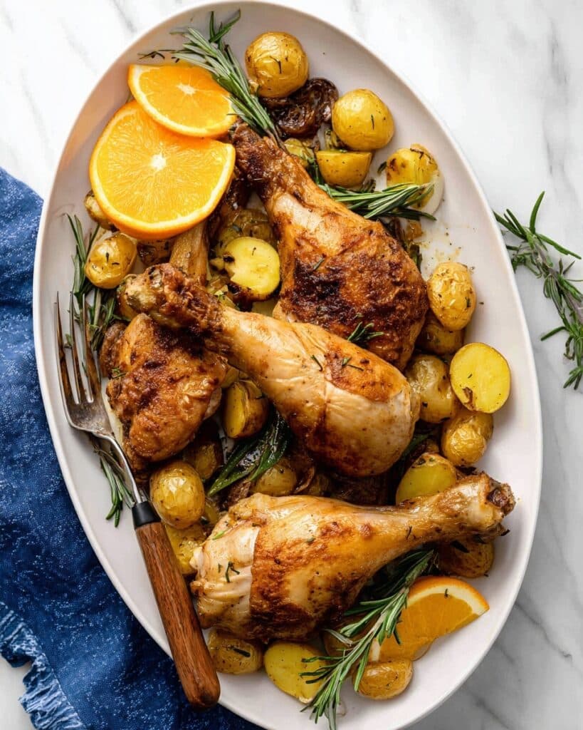 Oven-Roasted Turkey Drumsticks with Garlic Paprika Butter Recipe