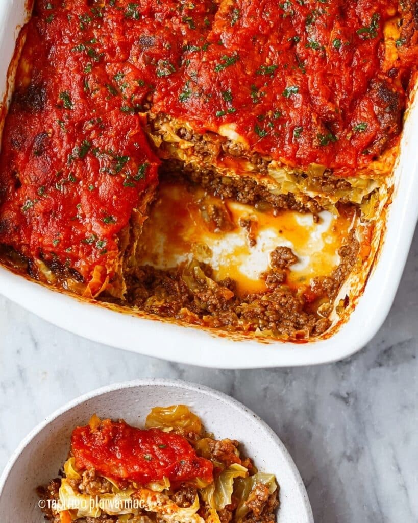 Low Carb Unstuffed Cabbage Casserole Recipe