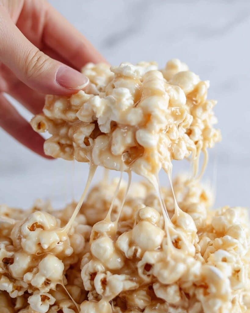 Marshmallow Caramel Popcorn Recipe