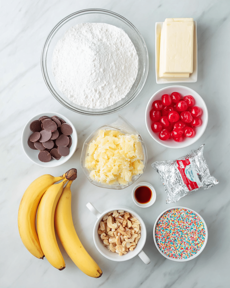 Banana Split Truffles Recipe